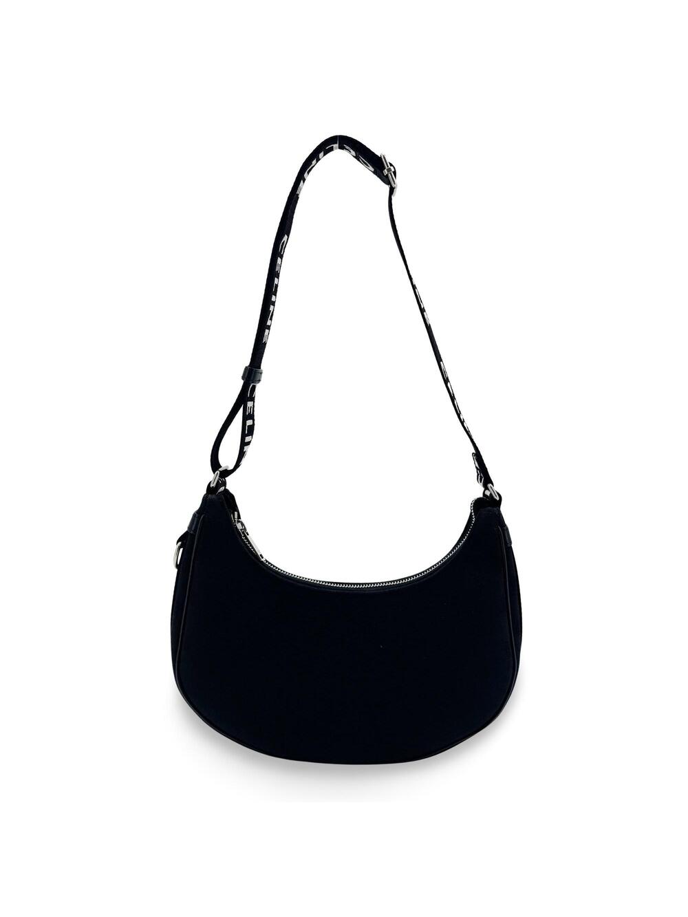 Celine Medium Ava Bag Textile Black #374194C69B